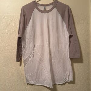 American Apparel raglan tee